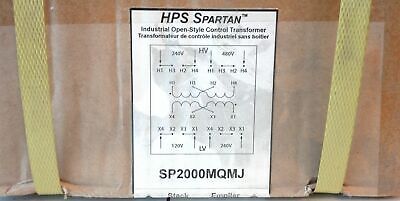Hammond Power Solutions SP2000MQMJ Industrial Open-Style Control Transformer