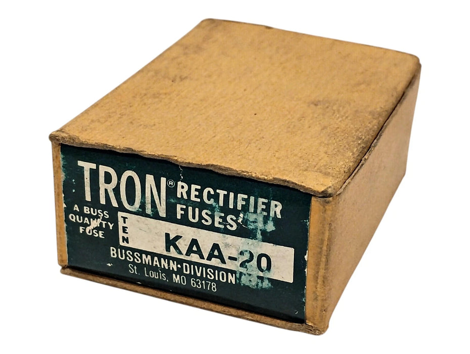 Bussmann KAA-20 130 V AC 20 A Current-Limiting Fast-Acting Rectifier Fuses