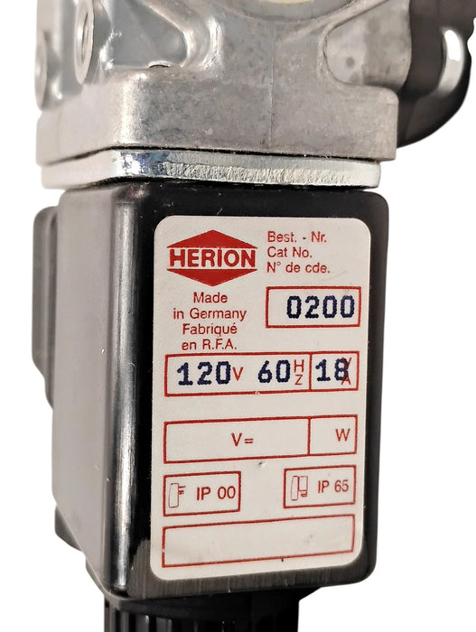 Herion 7030117020112060 1-16 bar Pneumatic Solenoid Valve w/ 120 V AC Coil