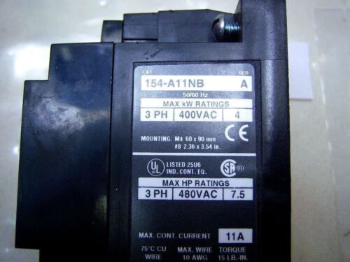 Allen-Bradley Motor Controller 154-A11NB 400-480 VAC 11 Amp