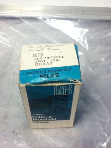 Potter & Brumfield CDF-38-70003 Time Delay Relay