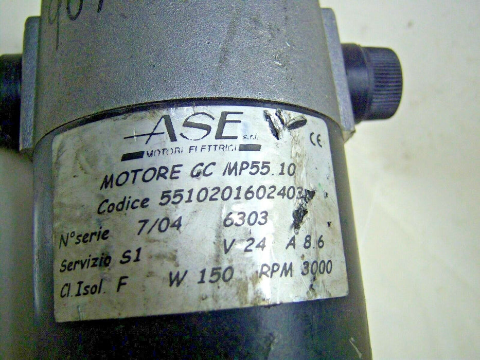Mottori Elettrici Servo Motor CC MP55.10 3000RPM 24V 150W