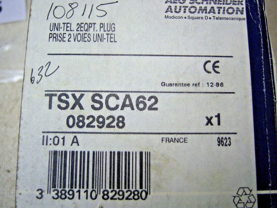 Telemecanique TSX-SCA-62 Uni-Tel 2 Equip Plug