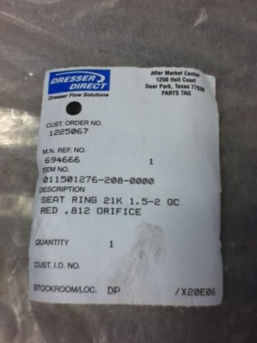 DRESSER DIRECT 011501276-208-0000 SEAT RING