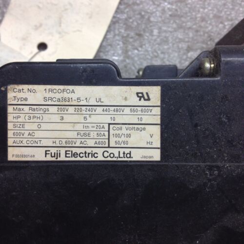 Fuji ELECTRIC 1RCOFOA CONTACTOR