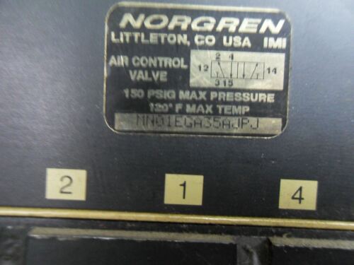 1 Norgren MN01EGA35AJPJ AIR CONTROL VALVE