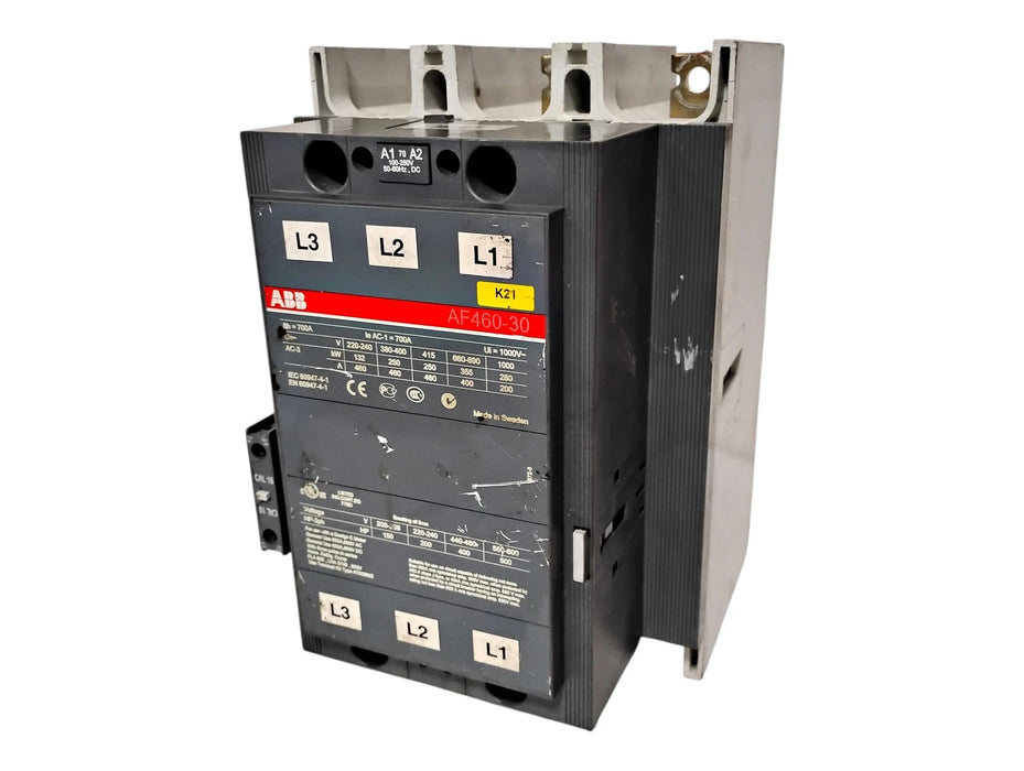 ABB 1SFL597001R7011 AF460-30-11-70 100-250 V AC/DC Coil 1 NO/NC Contactor