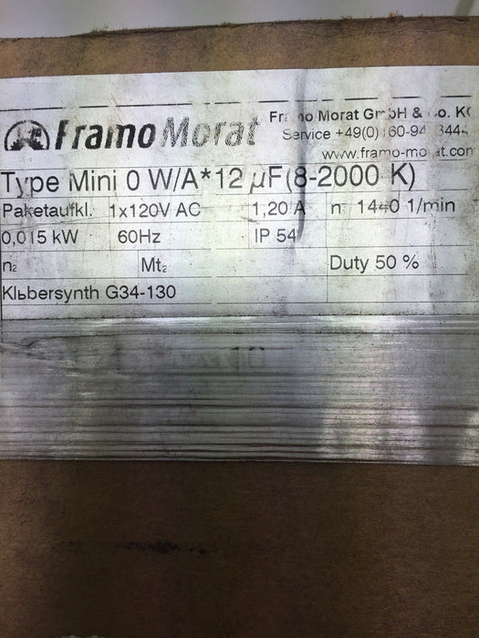 Framo Morat Mini-0-W/A12 Linear Actuator