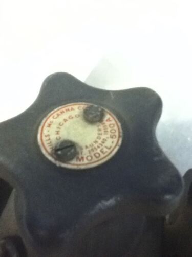 Hills-Mccanna 500A Valve