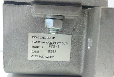 Industrial Control Equipment WPS-1 240VAC 3A Wall Mount Pull Switch w/ Pull Cord
