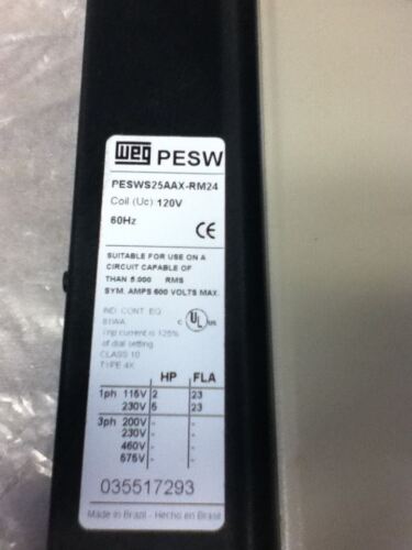 WEG PESWS25AAX-RM24 Motor Starter