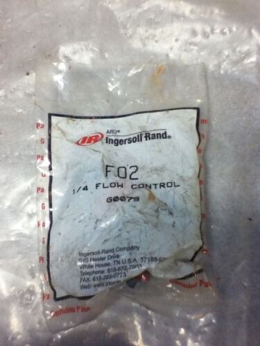 Ingersoll Rand F02 1/4 Flow Control