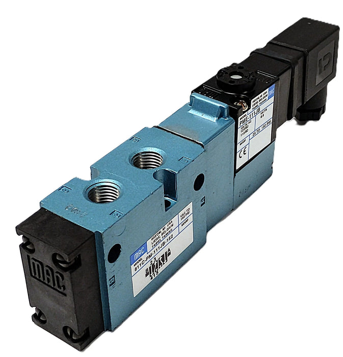 MAC Valves 811C-PM-111JB-152 VAC-150 psi Solenoid Valve w/ 110/120 V AC Coil