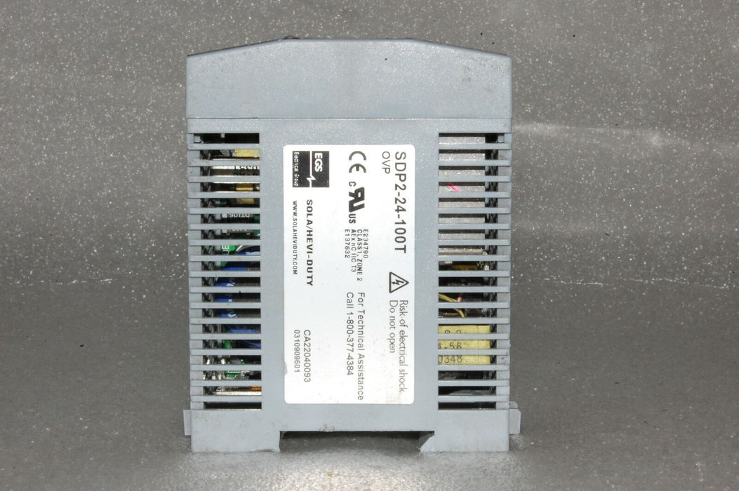 SOLA POWER SUPPLY SDP2-24-100T