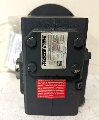 Morse 237Q140H10 012 XF1209 10:1 Ratio Right Angle Raider Plus Gear Reducer