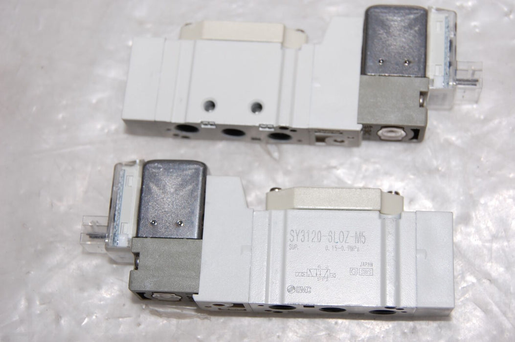 SMC SY3120-6L0Z-M5 Solenoid Valve Lot Of 2