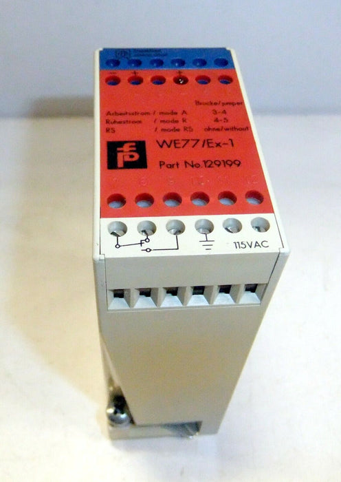 Pepperl Amplifier WE77/EX-1 129199