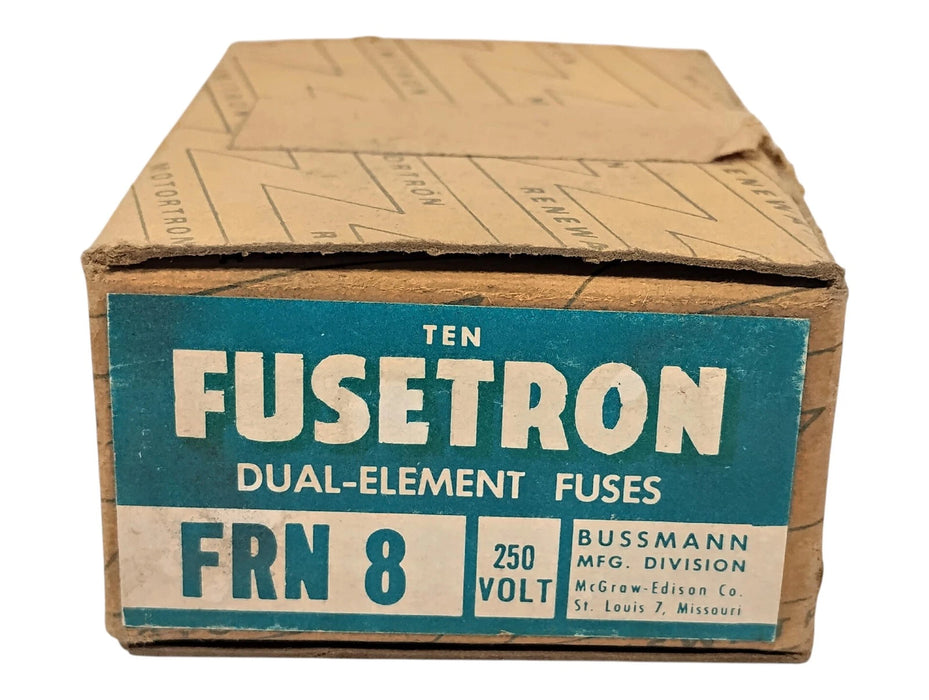 Bussmann FRN-8 250 V AC 8 A Non-Current-Limiting Time-Delay Fuses