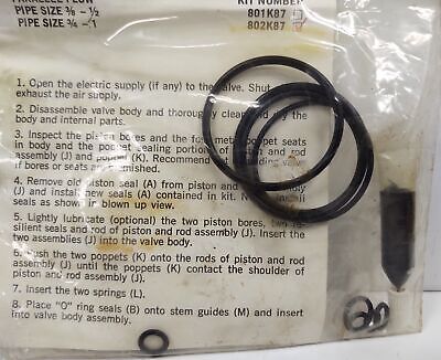 Ross Controls 802K87 Valve Repair Kit for 3500 Double Valves