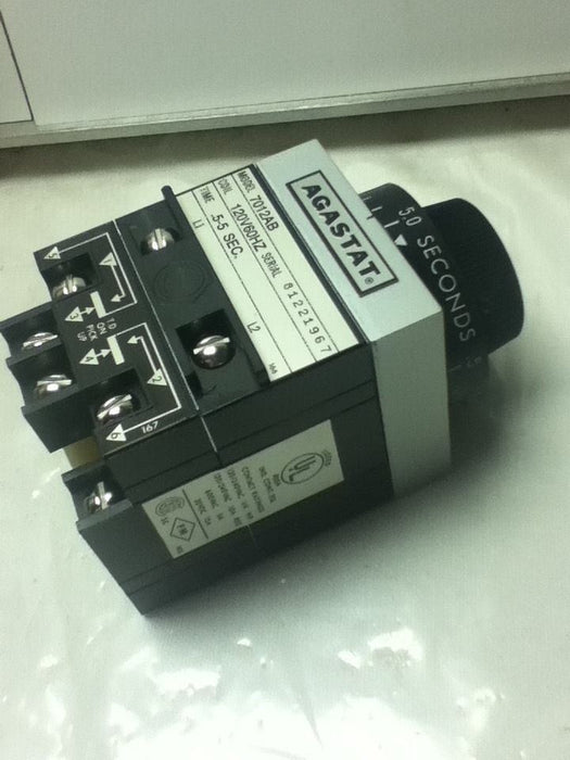 Agastat 7012AB 110/120 V AC 0.5-5 Second On-Delay Time Delay Relay