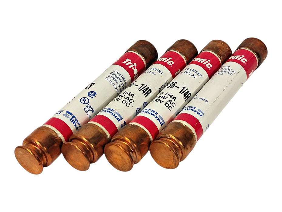 Ferraz Shawmut TRS6-1/4R 600 V AC/DC 6.25 A Current-Limiting Time-Delay Fuses