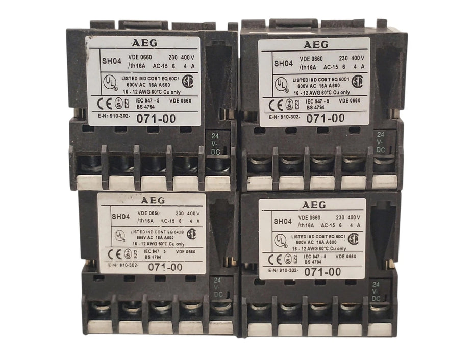 AEG SH04.31Z-A 600 V AC 16 A Mini Relay w/ 24 V DC Coil