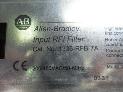 Allen-Bradley 1336-RFB-7-A INPUT RFI Filter