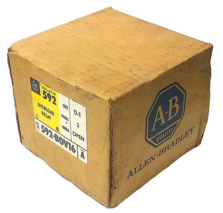 Allen-Bradley 592-BOV16 40 A 3-Pole Size 0-1 Overload Protection Relay