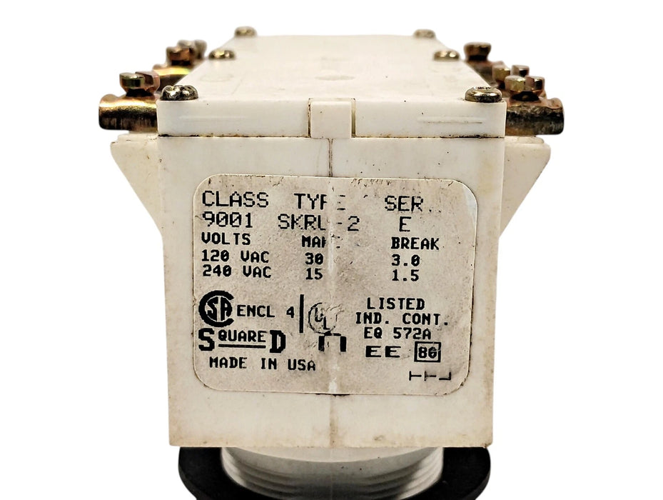 Square D 9001-SKRU-2 Series E 120/240 V AC/DC 5 A Momentary Pushbuttons