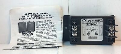 Control Concepts I-101 120 V AC 1 A Islatrol Active Tracking Noise Filter