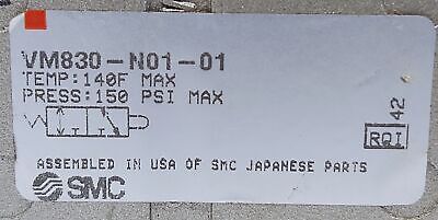 SMC VM830-N01-01 Pneumatic Rotary Valve