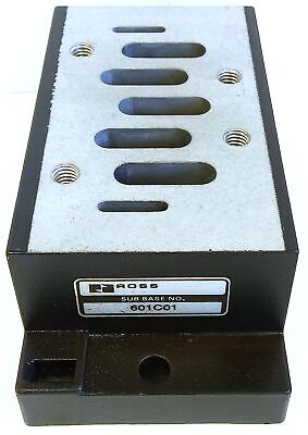 Ross Controls 601C01 Rev D Valve Manifold Subbase