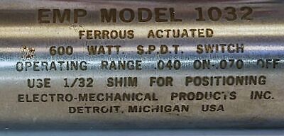 EMP Electronic Machine Products 1032 Magnetic Proximity Sensor