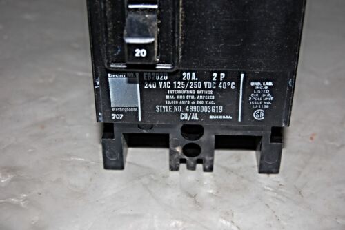 Westinghouse EB2020 Circuit Breaker