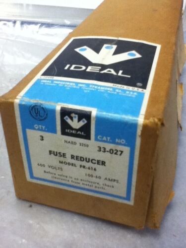 LOT OF 3 IDEAL FR-616 FUSE REDUCERS