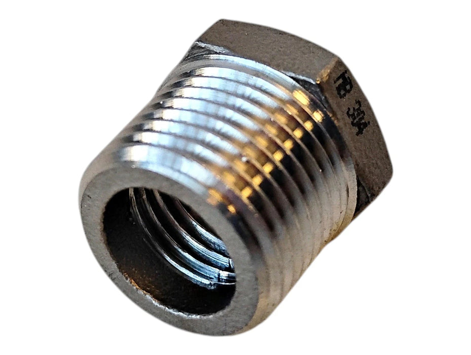Merit Brass K414-0604 3/8" x 1/4" MNPT x FNPT Hex Head Pipe Bushing