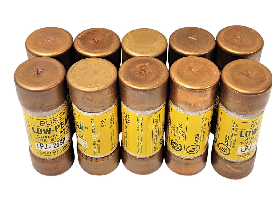 Bussmann LPJ-25SP 600VAC/300VDC 25 A Current-Limiting Time-Delay Fuse