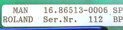 Man Roland 16.86513-0006 Printed Circuit Board