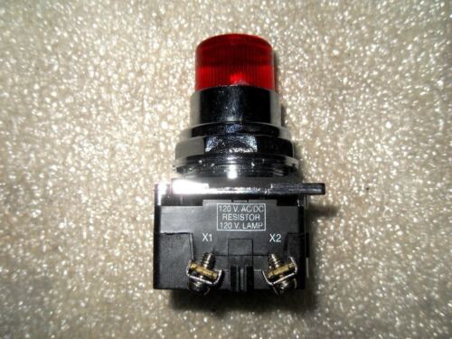 NIB Cutler-Hammer 10250T471 RED ILLUMINATED PUSH BUTTON