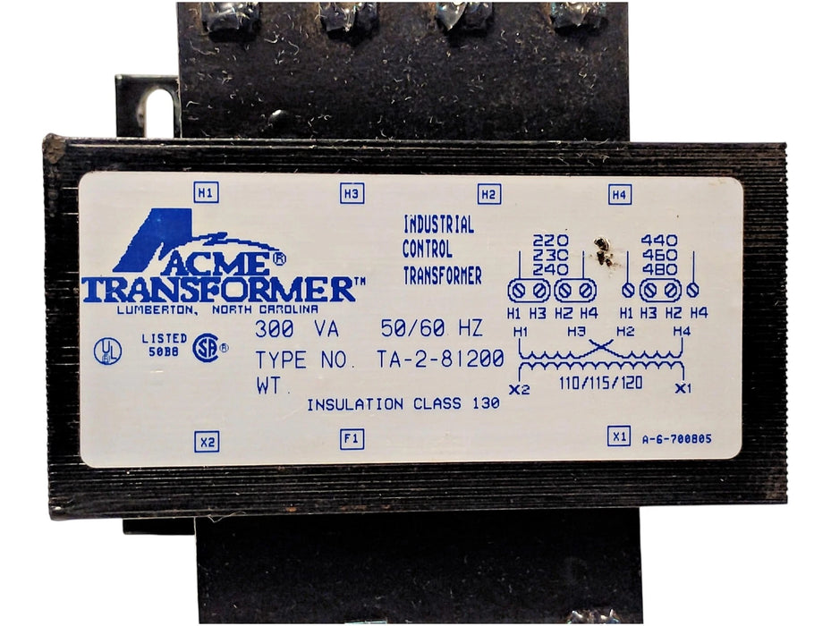 Acme TA-2-81200 Step-Down Transformer w/ 220-480 V Input/110-120 V Output