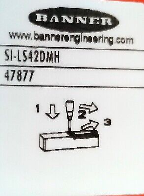 Banner Engineering SI-LS42DMH 47877 24 V AC/DC Safety Interlock Switch