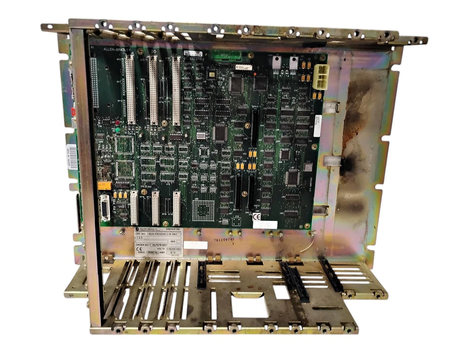 Allen-Bradley 8520-PX3-EXEC2-M-SM4-1-2-3 115/230 V 9/Series CNC Module Rack