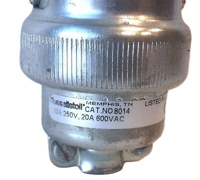Russellstoll 8014 30 A 250 V Standard Ever-Lok Male Plug