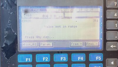 Allen-Bradley 2711-B5A10L1 Ser H Rev B FRN 4.41 24 V DC DeviceNet Panelview 550