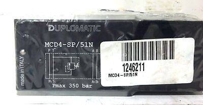 Duplomatic MCD4-SP/51N Direct Operated Hydraulic Pressure Relief Valve