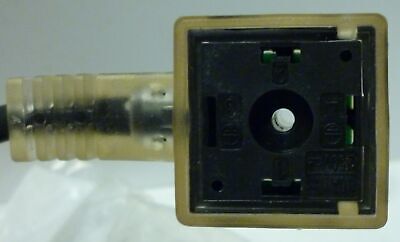 Parker PS2032J79CP 3 Pin Solenoid Connector with 30MM Cord