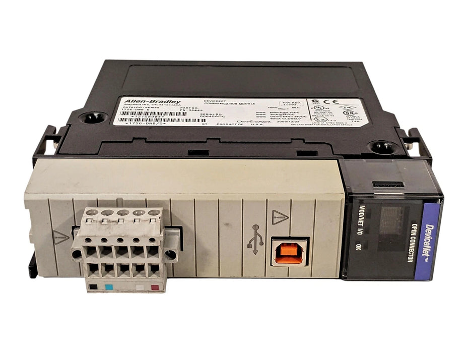 Allen-Bradley 1756-DNB Ser D F/W Rev 11.003 24 VDC Digital PLC Module No Cat Rev