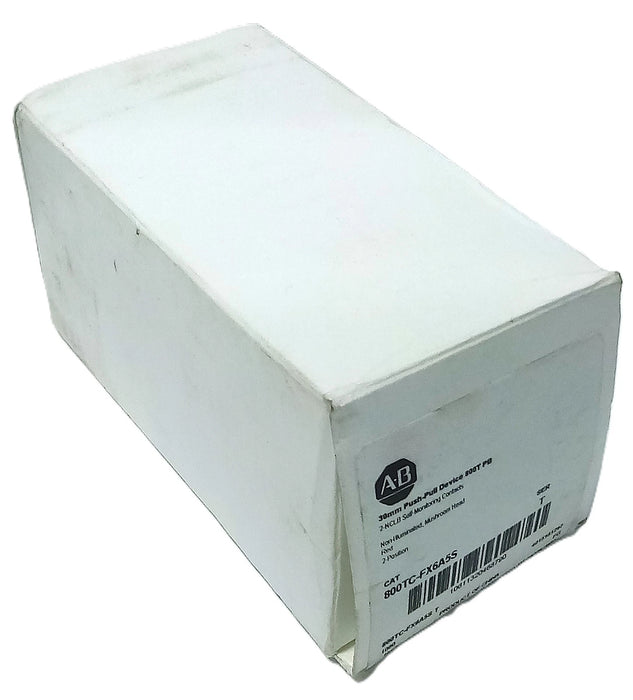 Allen-Bradley 800TC-FX6A5S 30 mm Red Mushroom Head Push/Pull Button