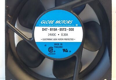 Globe Motors D47-B15A-05T3-000 24 V DC 0.3 A 5-Blade Axial Fan