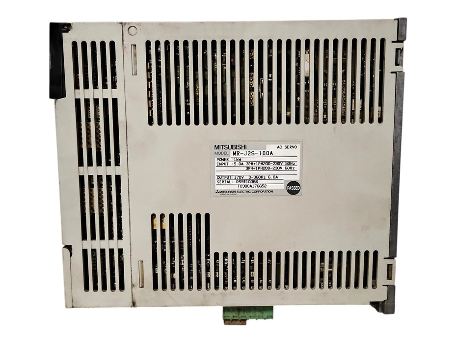 Mitsubishi MR-J2S-100A 200-230 V 1 kW AC Servo Drive